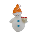 Snowman Candle