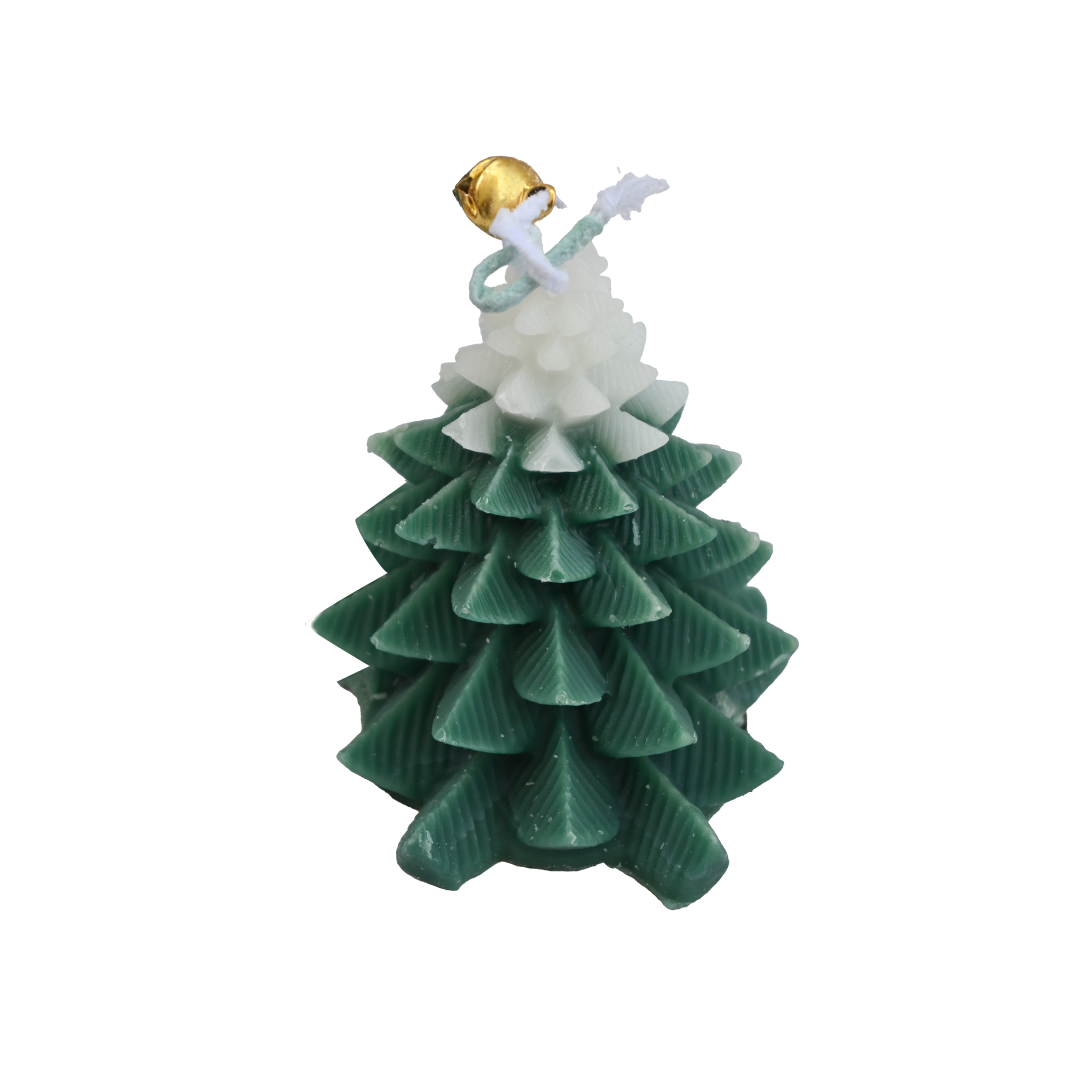 Green Sharp Tree Candle