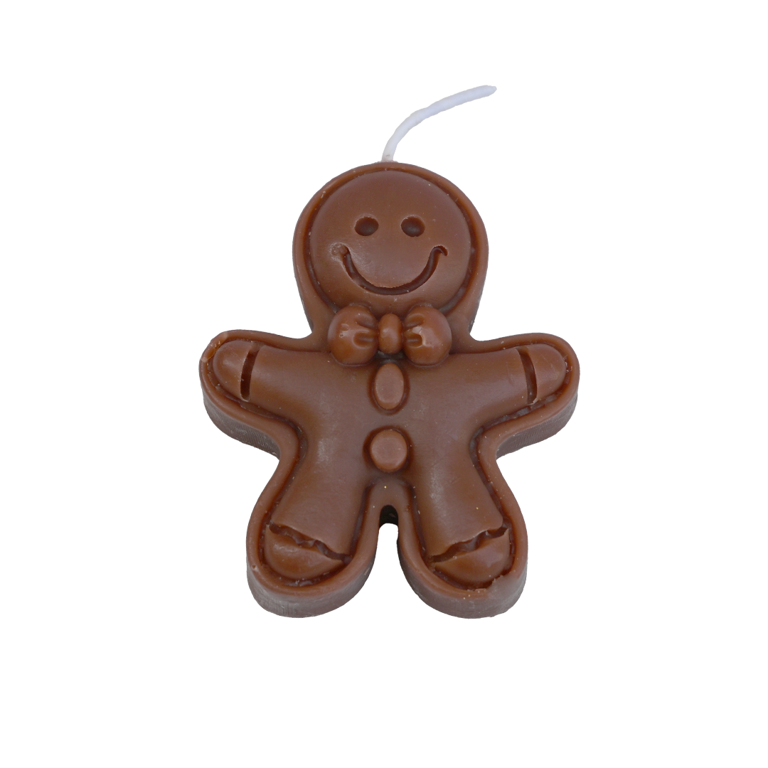 Smiley Man Chocolate Cookie Candle