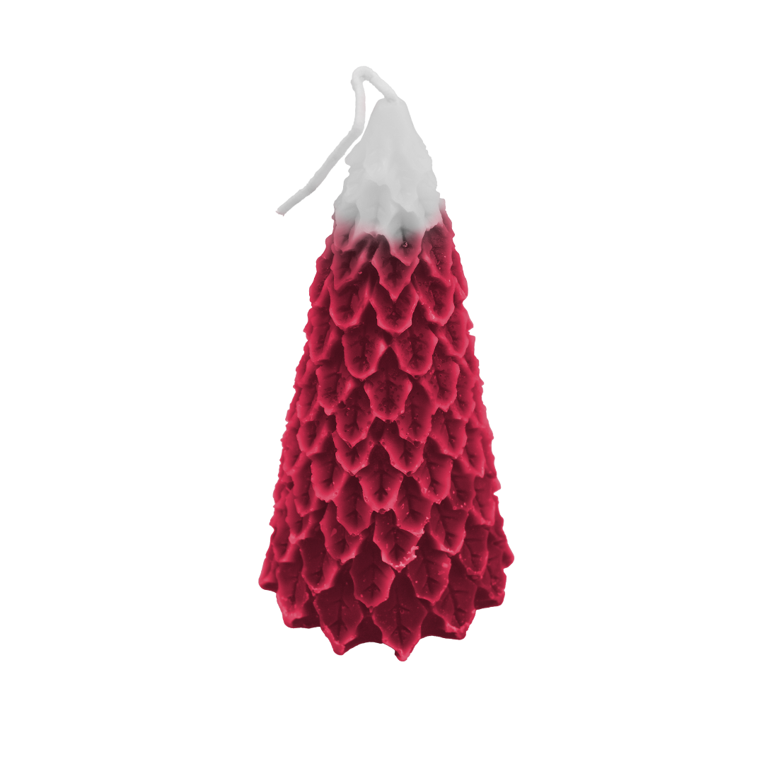 Red Tree Candle