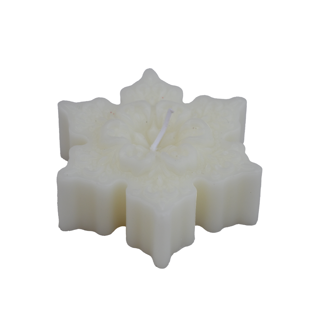 Oriental White Star Candle