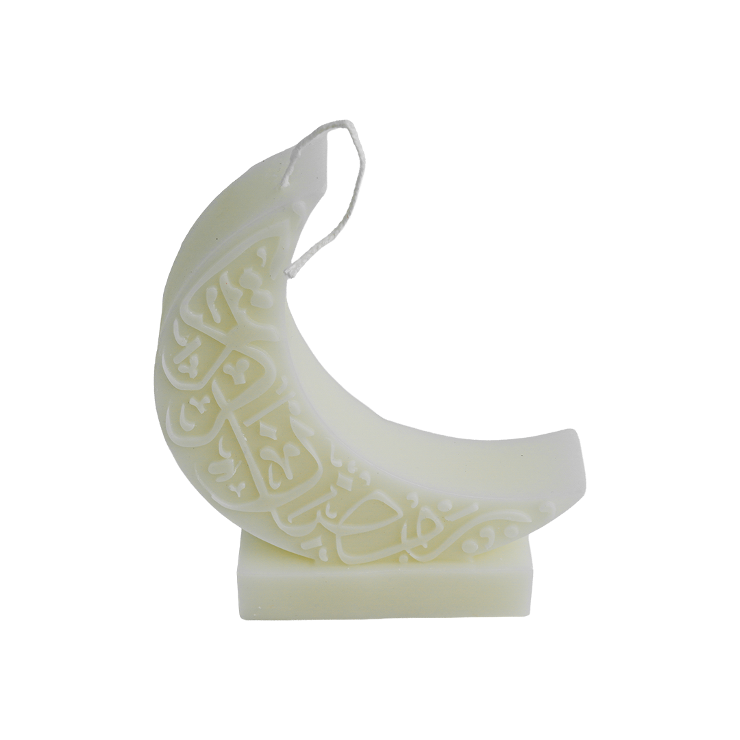 Ramadan Kareem Crescent Candle
