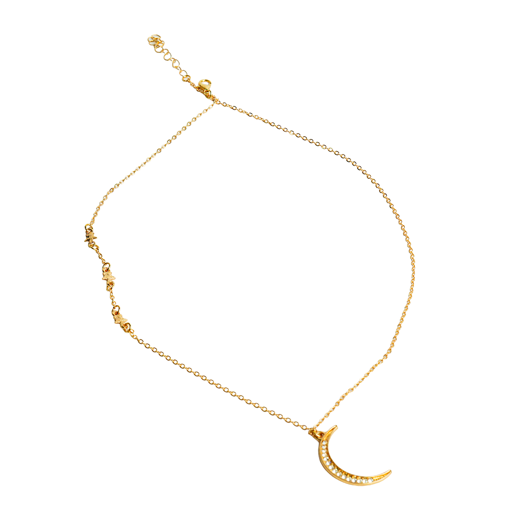 Simple Crescent Necklace
