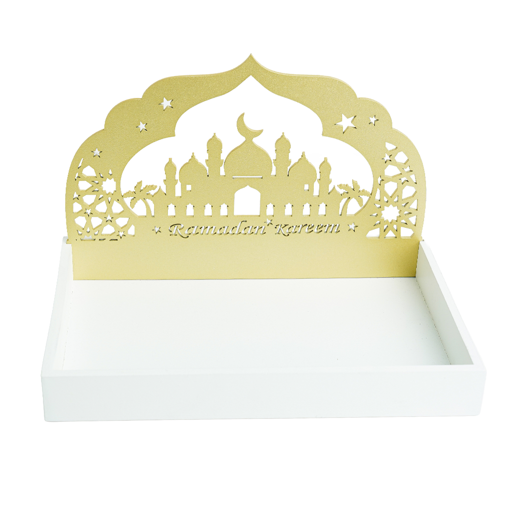 White Ramadan Tray