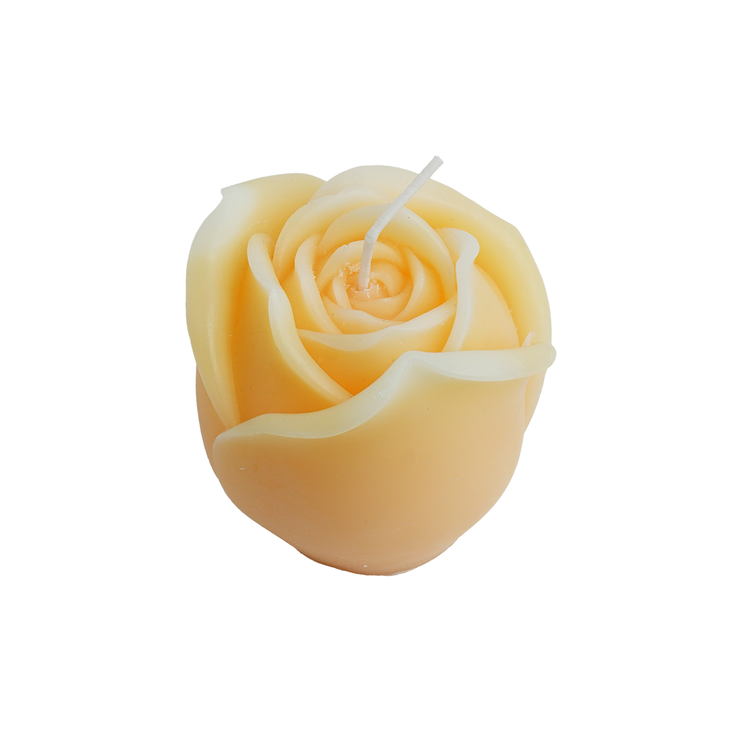 Yellow Rose Candle