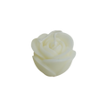 White Rosy Candle