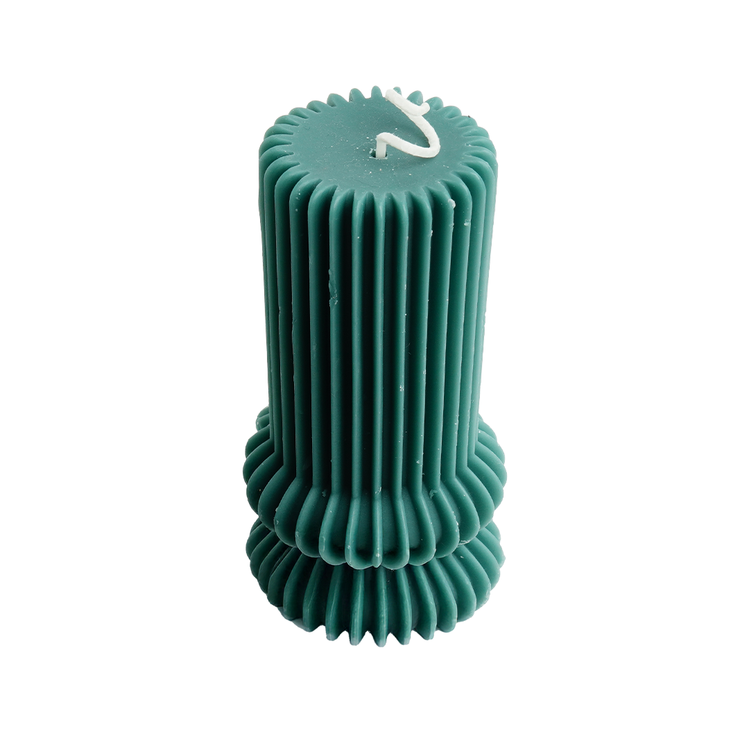 Big Elegant Green Candle