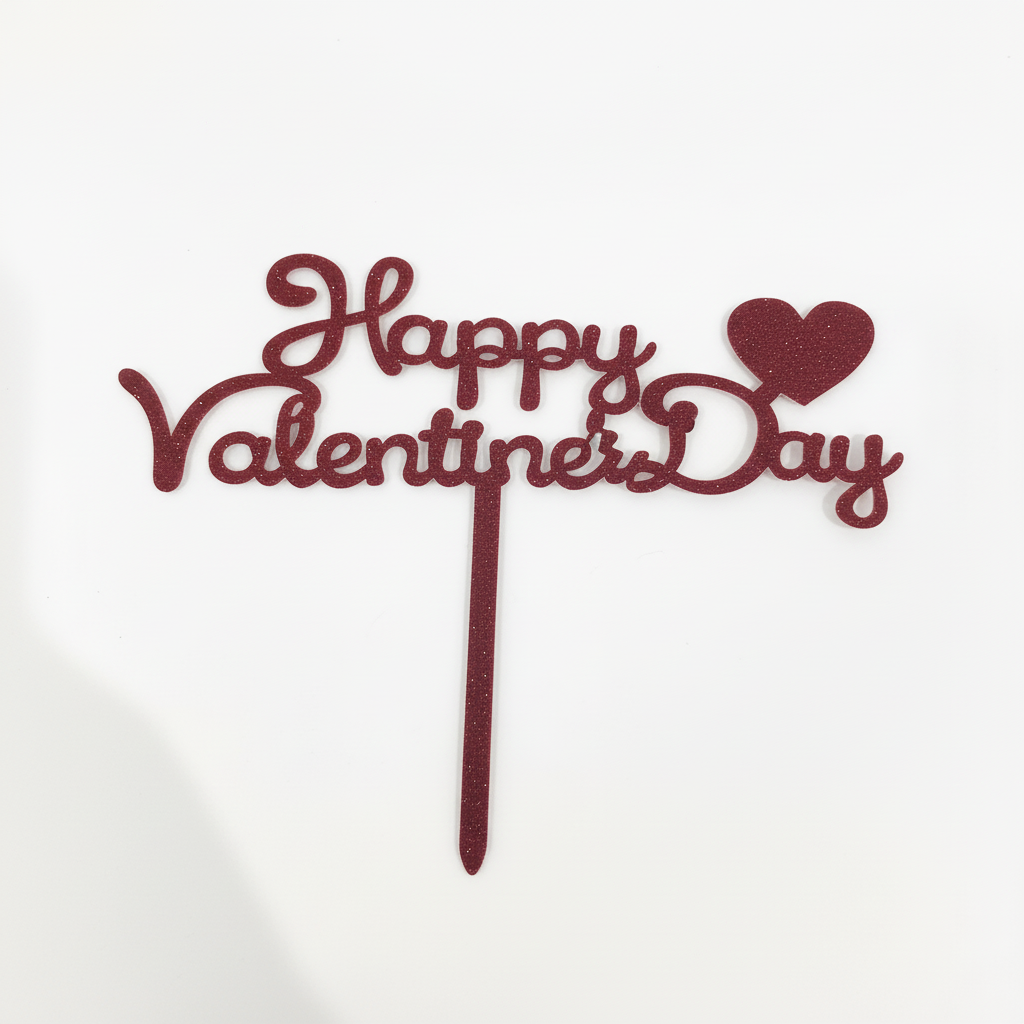 Burgundy Valentine Topper
