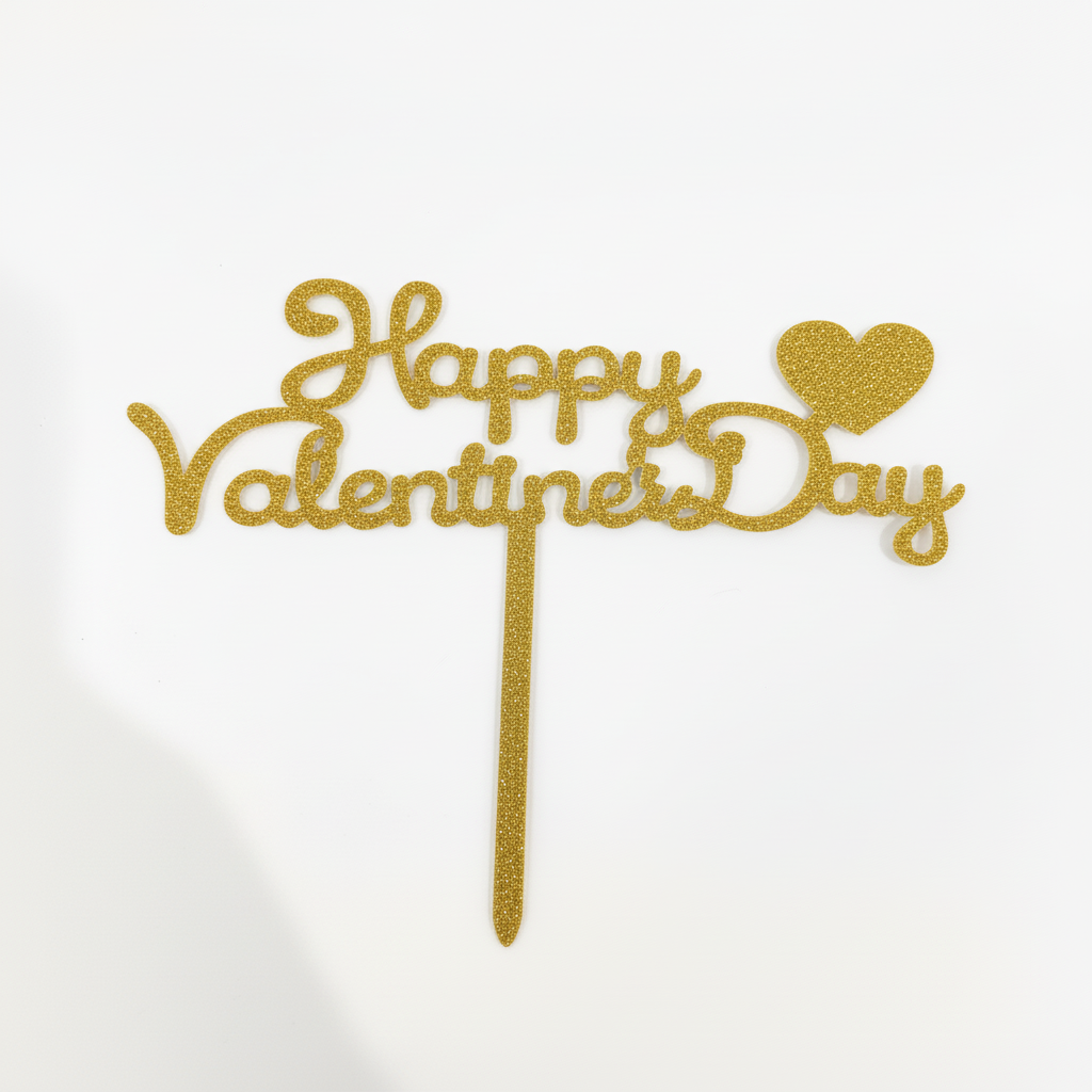 Gold Valentine Topper