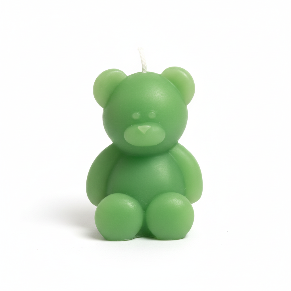 Green Bear Candle