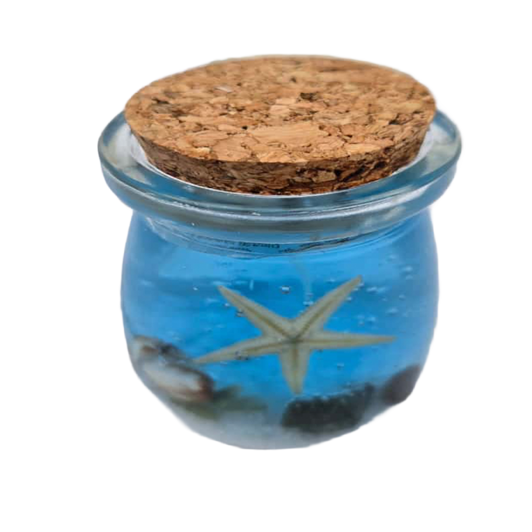 blue jar candle