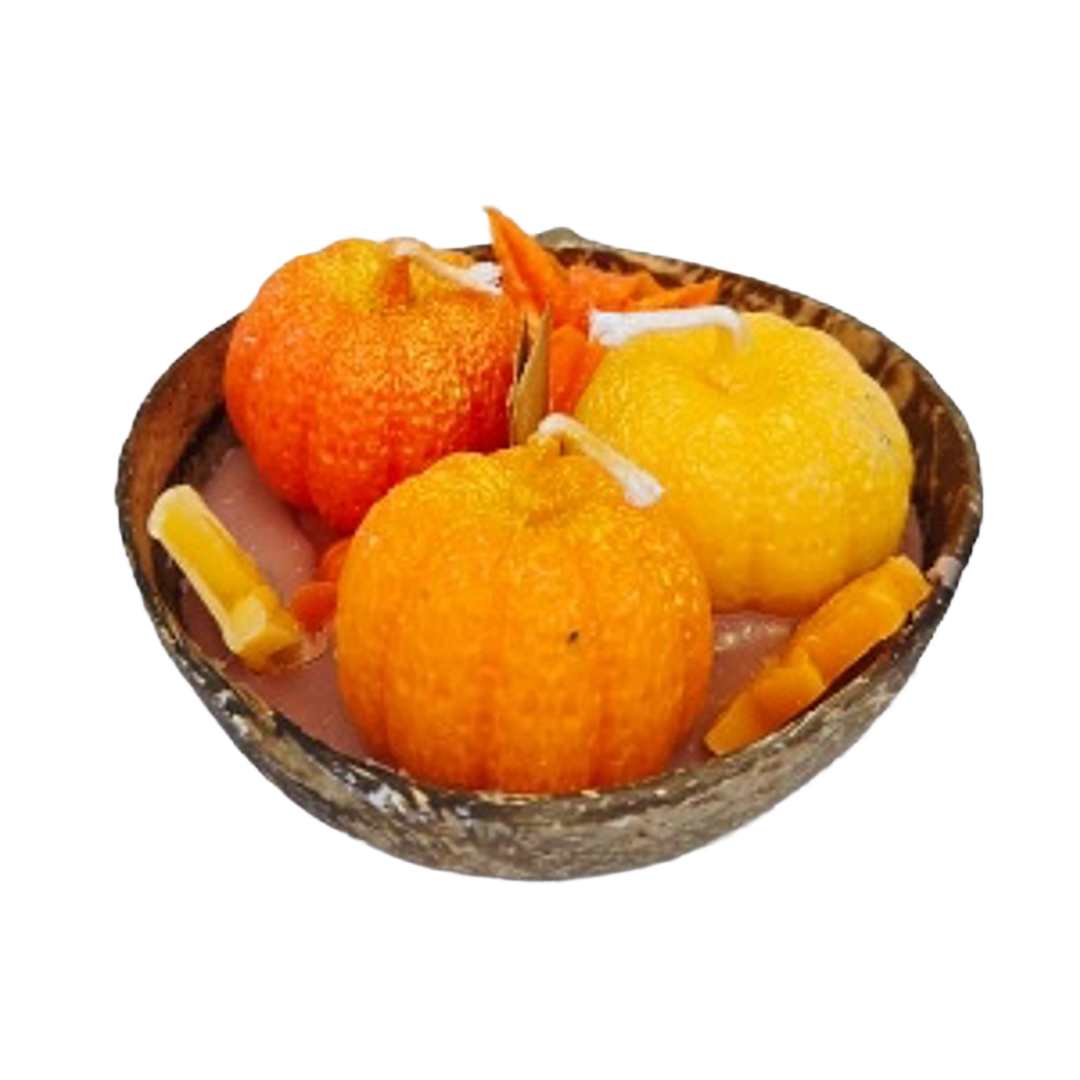 pumpkin candle
